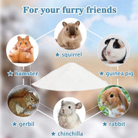 Sukh Hamster Sand Bath, White Fine Silica Sand - 47 OZ - image 4