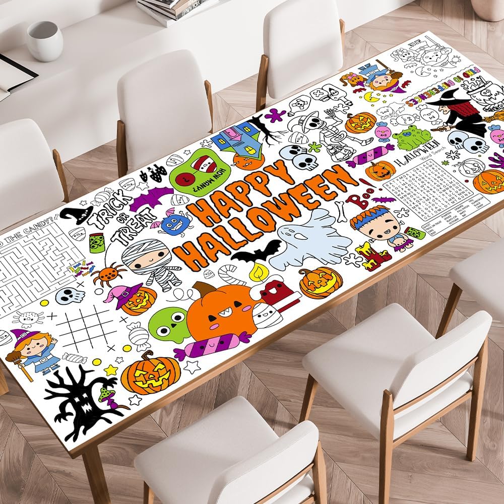 SPERINGEEN Halloween Tablecloth Decorations - Halloween