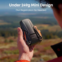 Bwine F7MINI 8K Photo 5.5" 1080P RC Screen Drones with Camera - Black and Orange - image 4