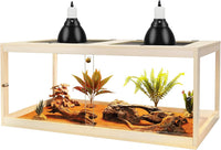 PROLEE Retile Tank, Bearded Dragon Tank - Oak / 81 Gallons