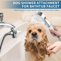 Shower Head Hose Sink Tub Faucet Attachment - White - image 2