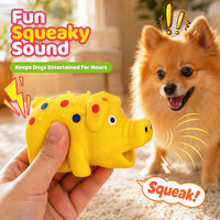 3 PCS Squeaky Latex Grunting Pig Dog Toys - image 3