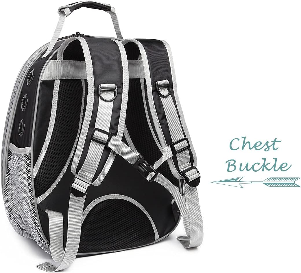 Bubble Cat Carrier Backpack - Black / Backpack - image 4
