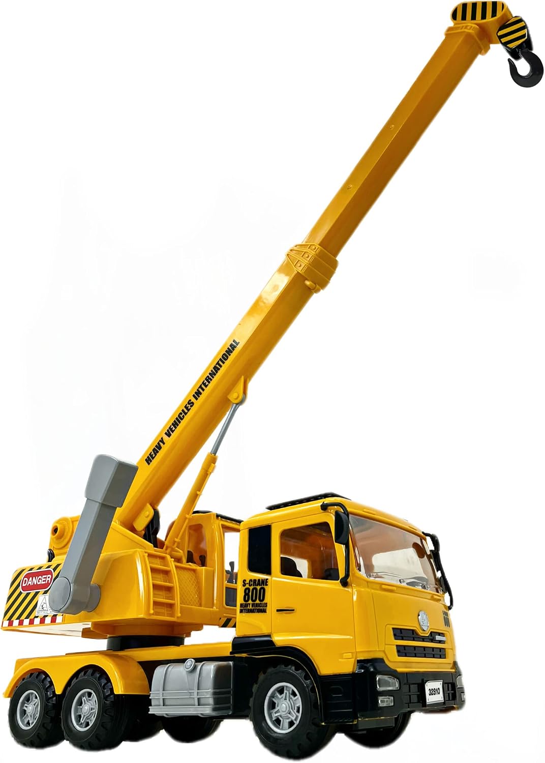 Big Daddy Trucks-Large Sized Friction Powered King Crane which