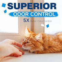 Made4Pets Cat Litter Crystals Kitty Litter Odor Control Crystal Litter Non Clumping No scooping Low Dust, Low Tracking, Lightweight, Dehydrates Waste,– 13.2 lbs (4 x 3.3 lb Packs)