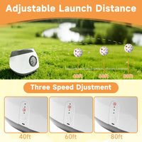 Automatic Dog Ball Launcher, 6 ETPU Balls - Grey-XL - image 2
