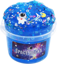 Charming Blue Crunchy Fishbowl Bead Slime - Astronaut