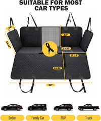 Back Seat Extender for Dogs - Black / L - For Cars/ Mid-Size SUV/ Small Truck - image 4