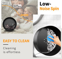 15" Aluminum Alloy Silent Chinchilla Exercise Wheel – Essentials for Small Pets - Black - image 2