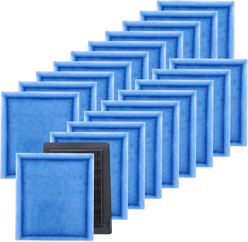 10PC Aquarium Filter Size C Compatible with Aqua-Tech 30-60/20-40 – Essentials for Fish - Bule 20Pack