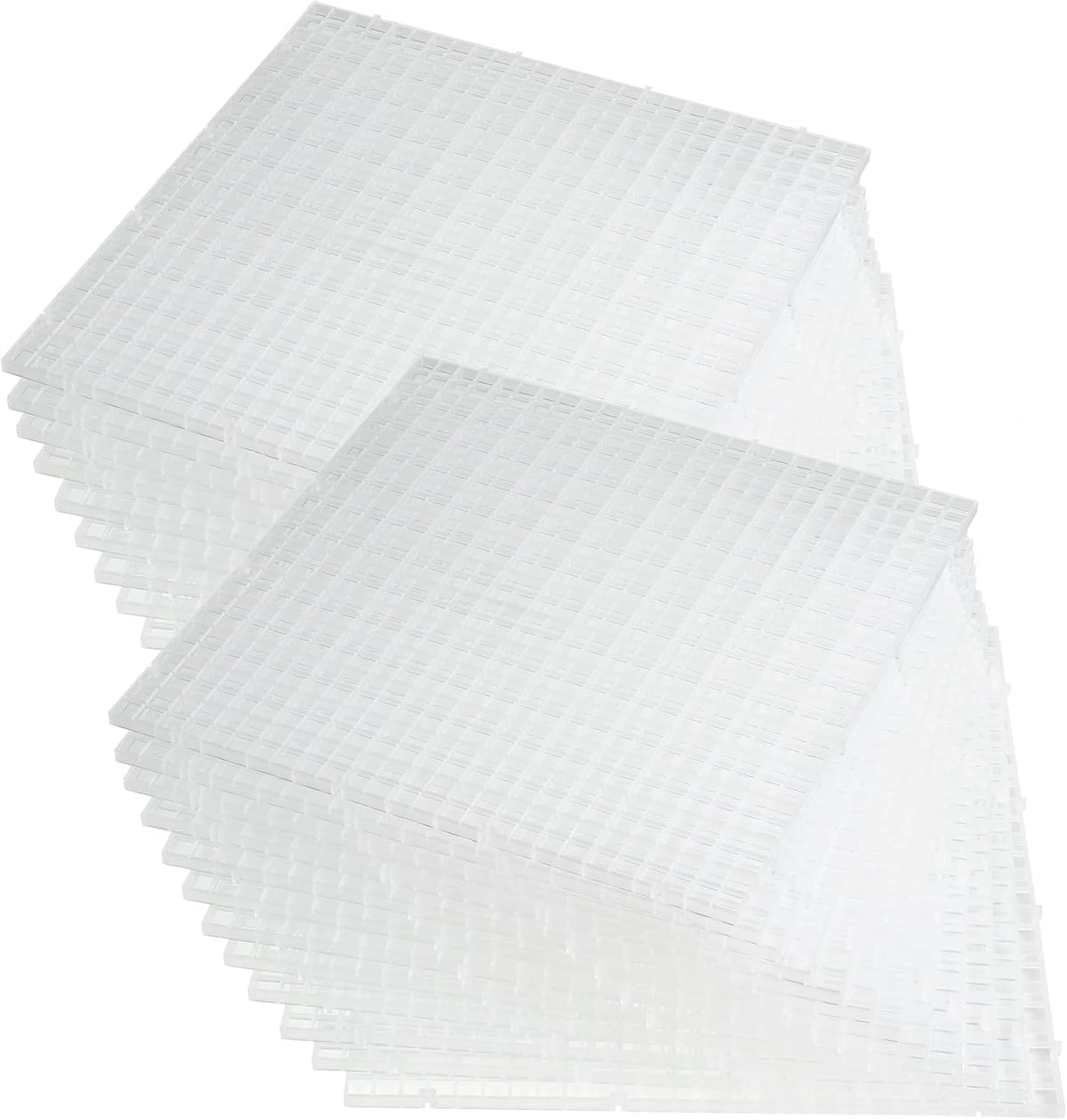 12 Pcs Aquarium Fish Tank Divider Plastic Egg Crate, L – Essentials for Fish - L 24pcs