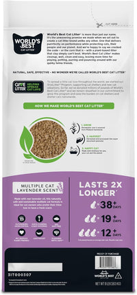 World's Best Cat Litter Lavender, Long-Lasting Odor Control - 8 pounds - image 4