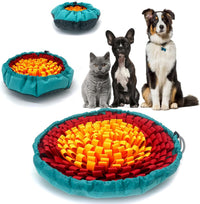 Dog Snuffle-Mat Slow-Feeder-Bowl - Tricolor