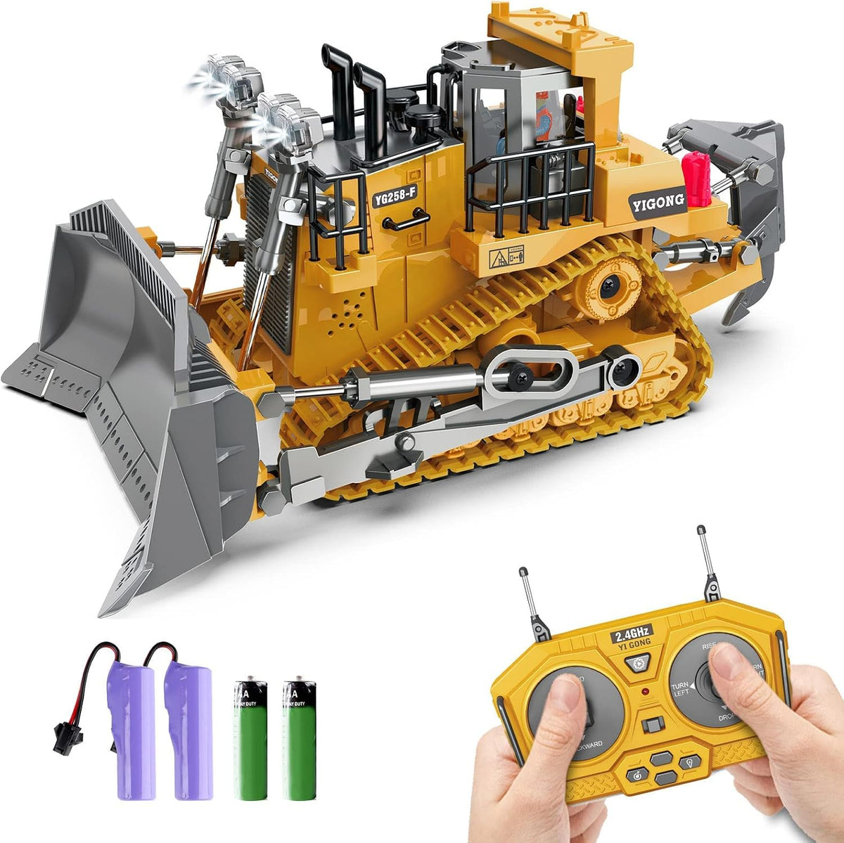 Dwi Dowellin Rc Bulldozer Toys for Boys - Bulldozer