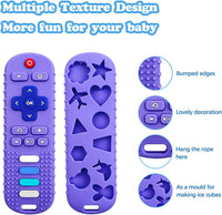 ROBBEAR Baby Teething Toys - Pink+Blue / 1 pack - image 3