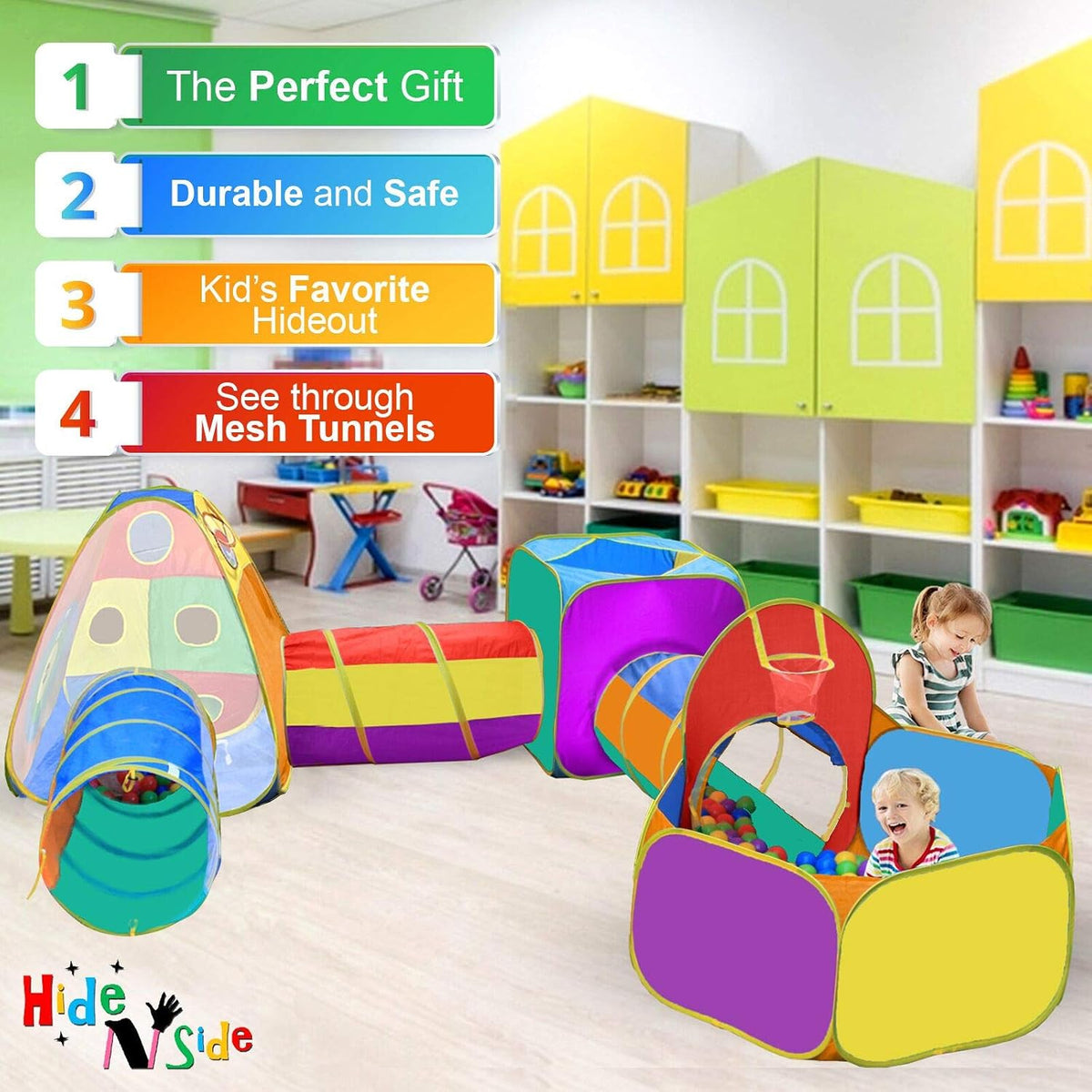 Gift for Toddler Boys & Girls, Ball Pit - Ball Pit Set - image 3