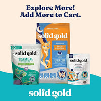 Solid Gold Bone Broth Cat Food Topper - Limited Ingredient Lickable Cat Broth Pouches w/Chicken Protein Shreds & Collagen for Hydration & Gut Support - Easy to Serve Gravy for Cats Meal Topper - 12ct