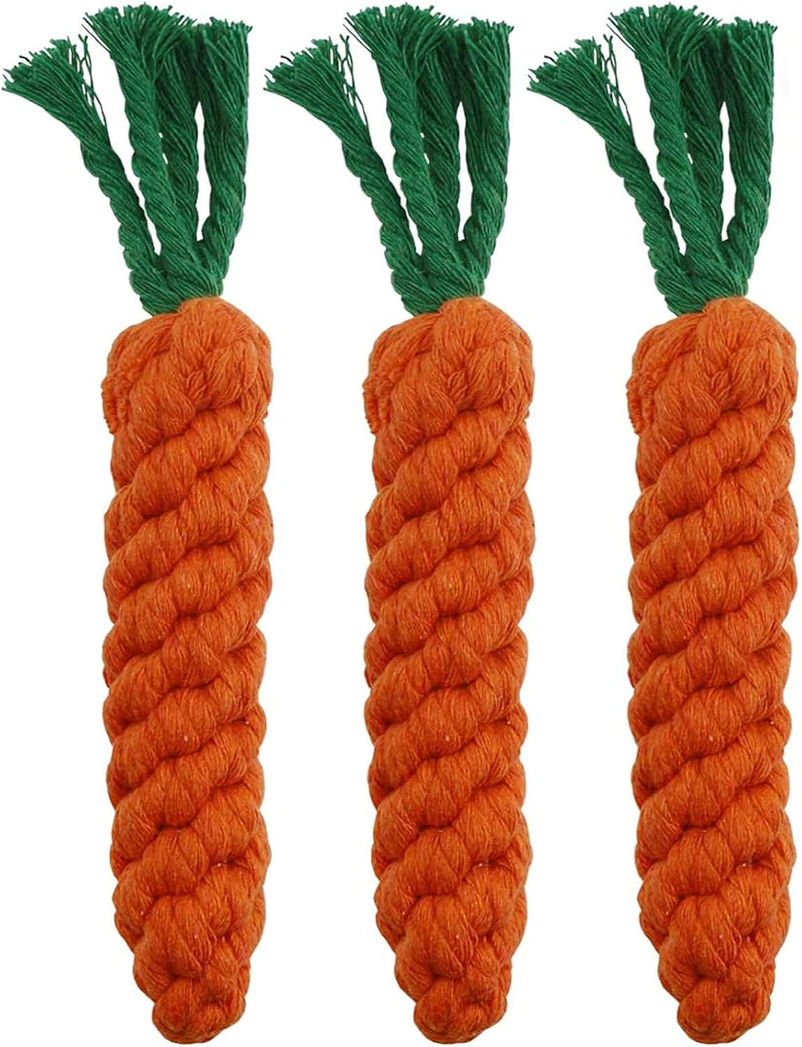 Dog Toys Puppy Teething Chew Toys 3 PCS - orange