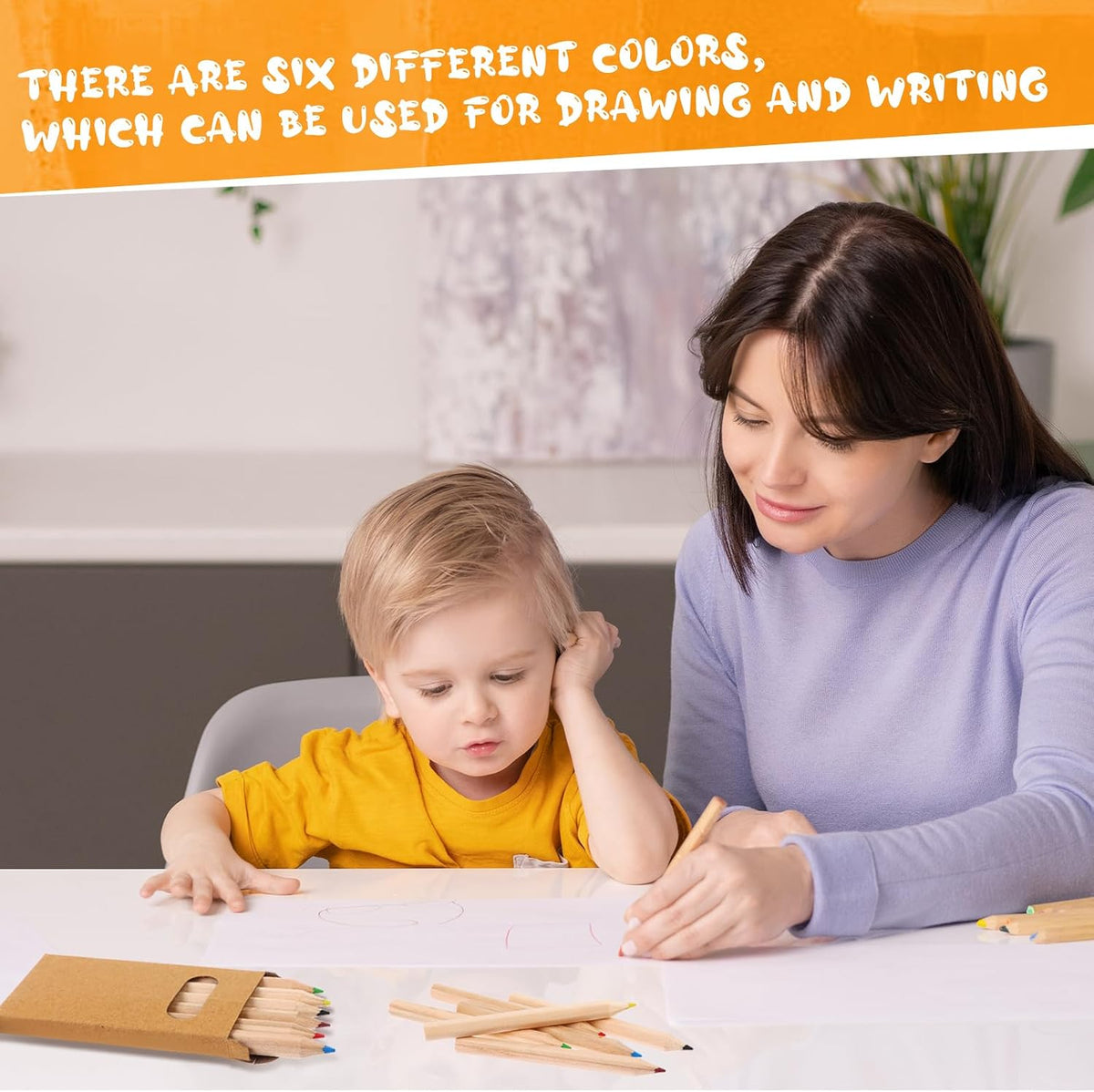 TBoxBo mini colored pencils in small paper boxes of 6, 900 pencils in bulk - view 10