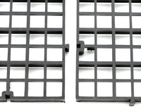 Aquarium Fish Tank Bottom Isolation 8 Pcs, Plastic Egg Crate – Essentials for Fish - L 4pcs Black - image 4