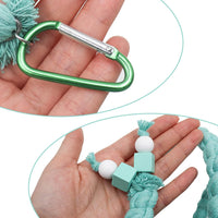 Dnoifne 59 Inch Spiral Rope Perch - 118 inches / Blue - image 3