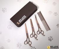 Dog Grooming Scissors Kit, Curved - Medium - image 2