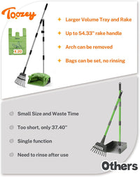 Toozey Pooper Scooper for Large Dogs, 43.31" Long Handle - 54.33 Inch - image 4
