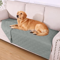 Waterproof Dog Bed Blanket - Grey+grey / Geometric / 40x80 Inch