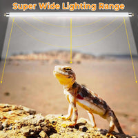 8W T5 10.0 UVB Reptile Light Fixture 12" - Bulb White / 24W 22 Inch - image 4