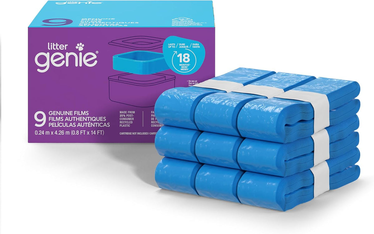 Litter Genie Standard Square Refill Bags - 9 Count (Pack of 1)
