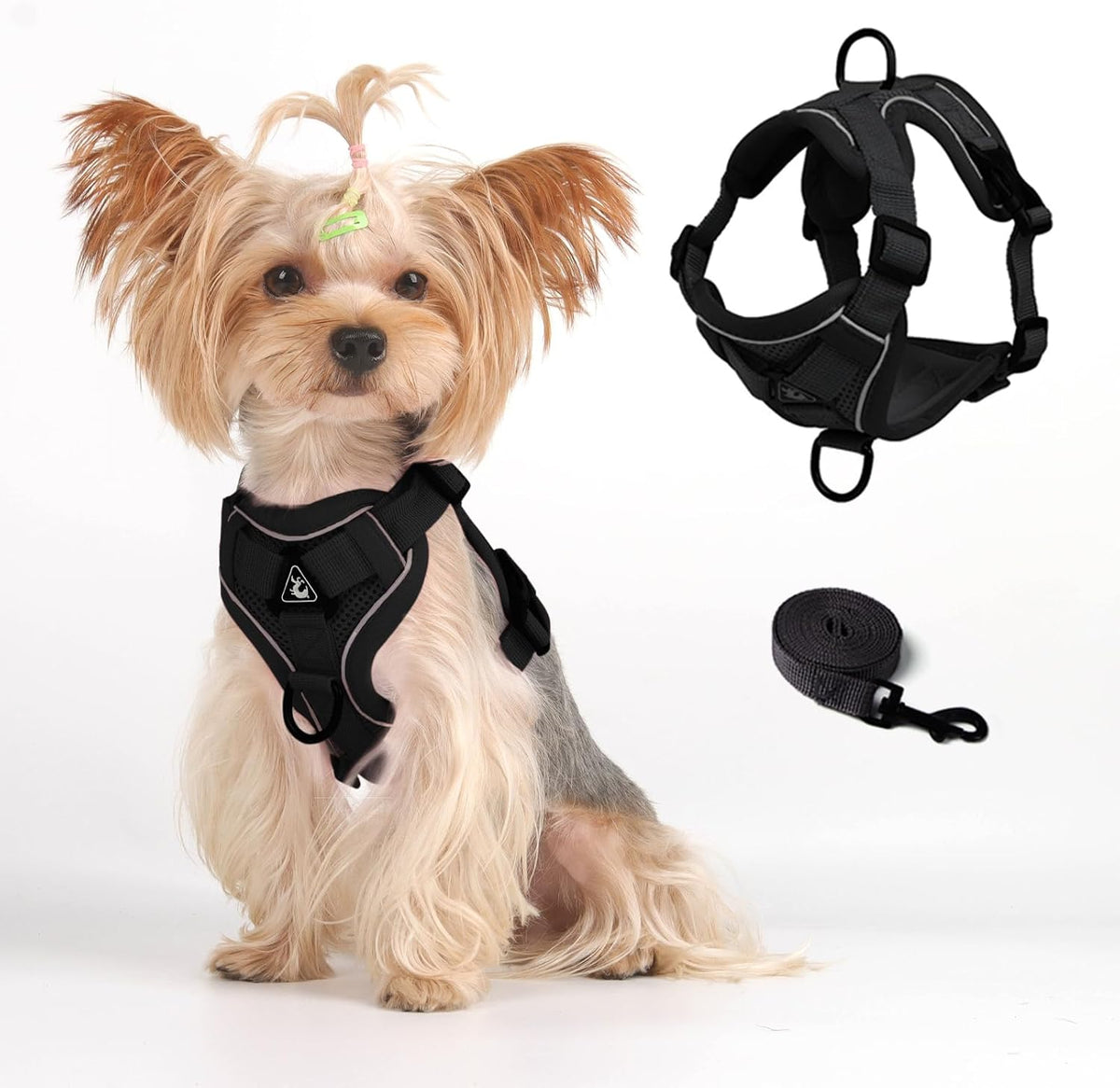 Skmeditec Cat Harness and Leash Set: Upgraded Escape Proof Vest - Black / L - image 2