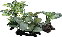 M2cbridge Artificial Fish Tank Plants Aquarium Plant Aquatic Water - 3pcs Green Grasses - image 3