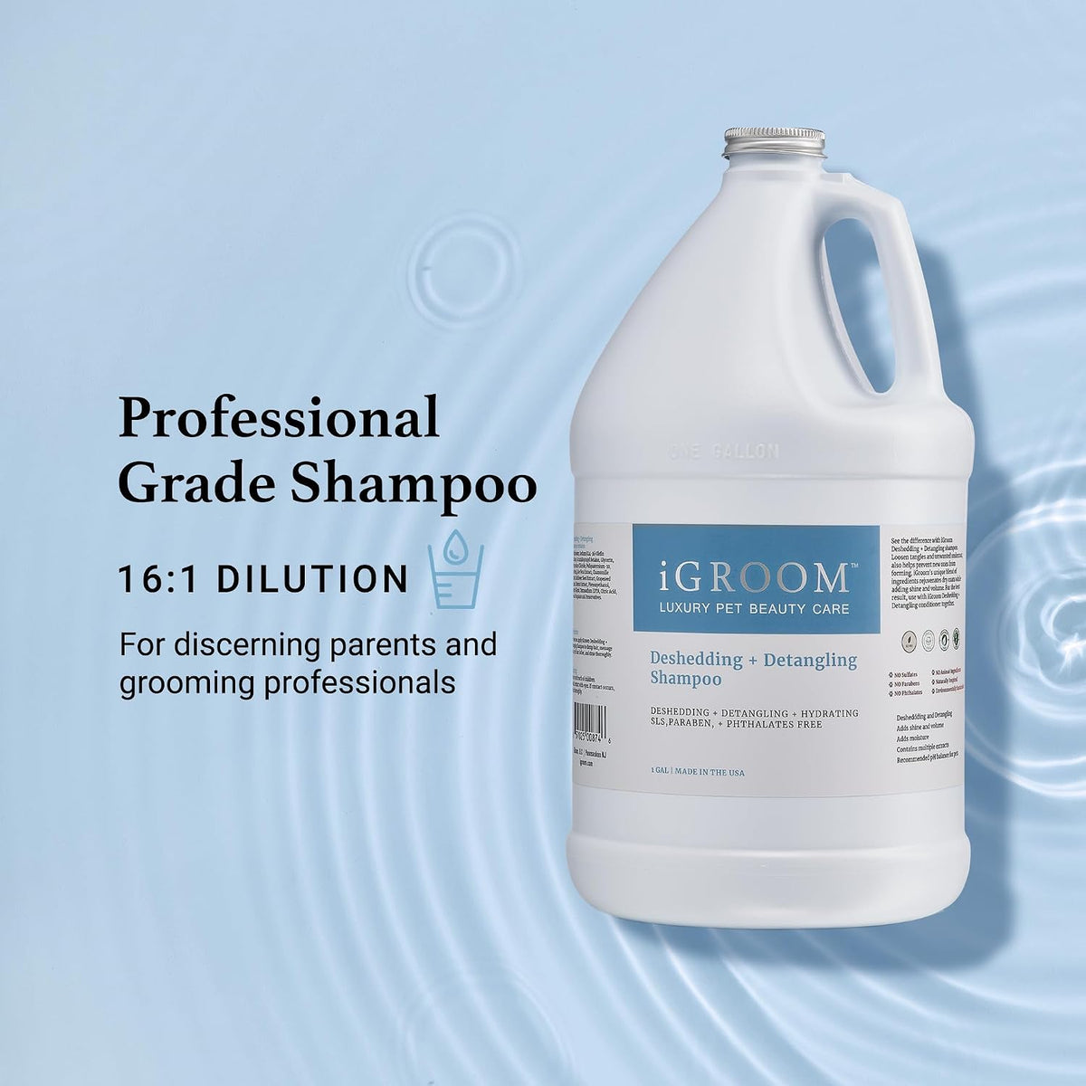 iGroom Deshedding & Detangling Dog Shampoo - 1 GAL - image 4