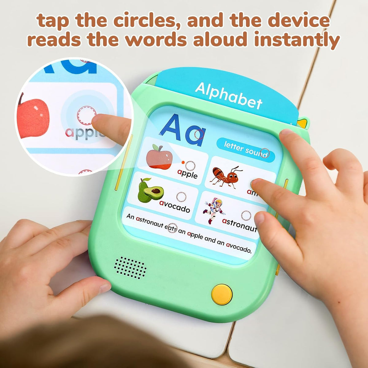 JoyCat Kids Learning Tablet - Green:English-Early Learning - image 3