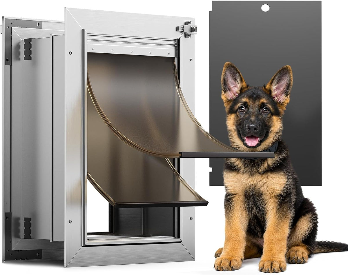 Dog Door for Wall, Large Doggie Door - Medium