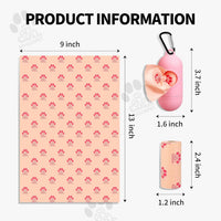 Dog Poop Bags Rolls with Dispenser 150 Count Biodegradable Bags - 1 Count (Pack of 150) / A-Pink(Cherry Blossom)-1 Dispenser+150 Bags - image 2