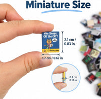 200Pcs Mini Books,Miniatures Book Accessories Bookshelf – Fun for Kids & Family - 500pcsmini Books / 500 - image 2