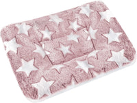 Small Animal Bed Mat, Soft & Warm, Suitable for Guinea Pig - XX-Large(19.7''x15.7'') / Star Red