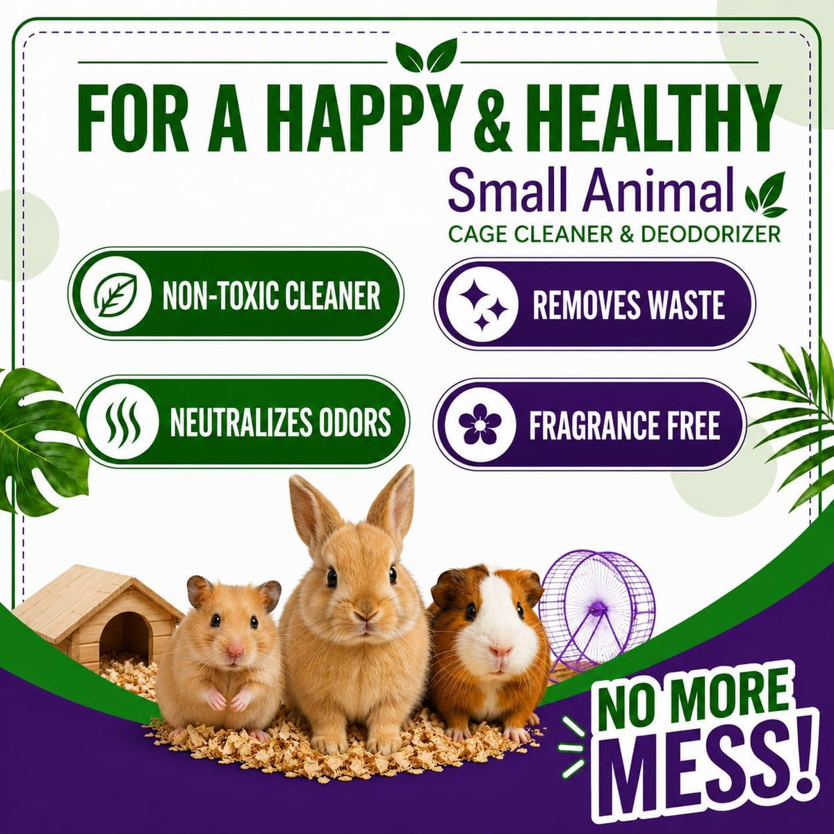 Absolutely Clean Amazing Small Animal Cage Cleaner - 16 Fl Oz Concentrate (Makes 64oz) - image 4