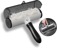 Ruff’N’Meow Pet Hair Remover Tool – Reusable Lint Roller for Dog & Cat Hair – Multi-Surface Fur Remover for Couch, Furniture, Carpet, Bedding & Car – Portable Pet Owner Essential – Built-in Fur Bin
