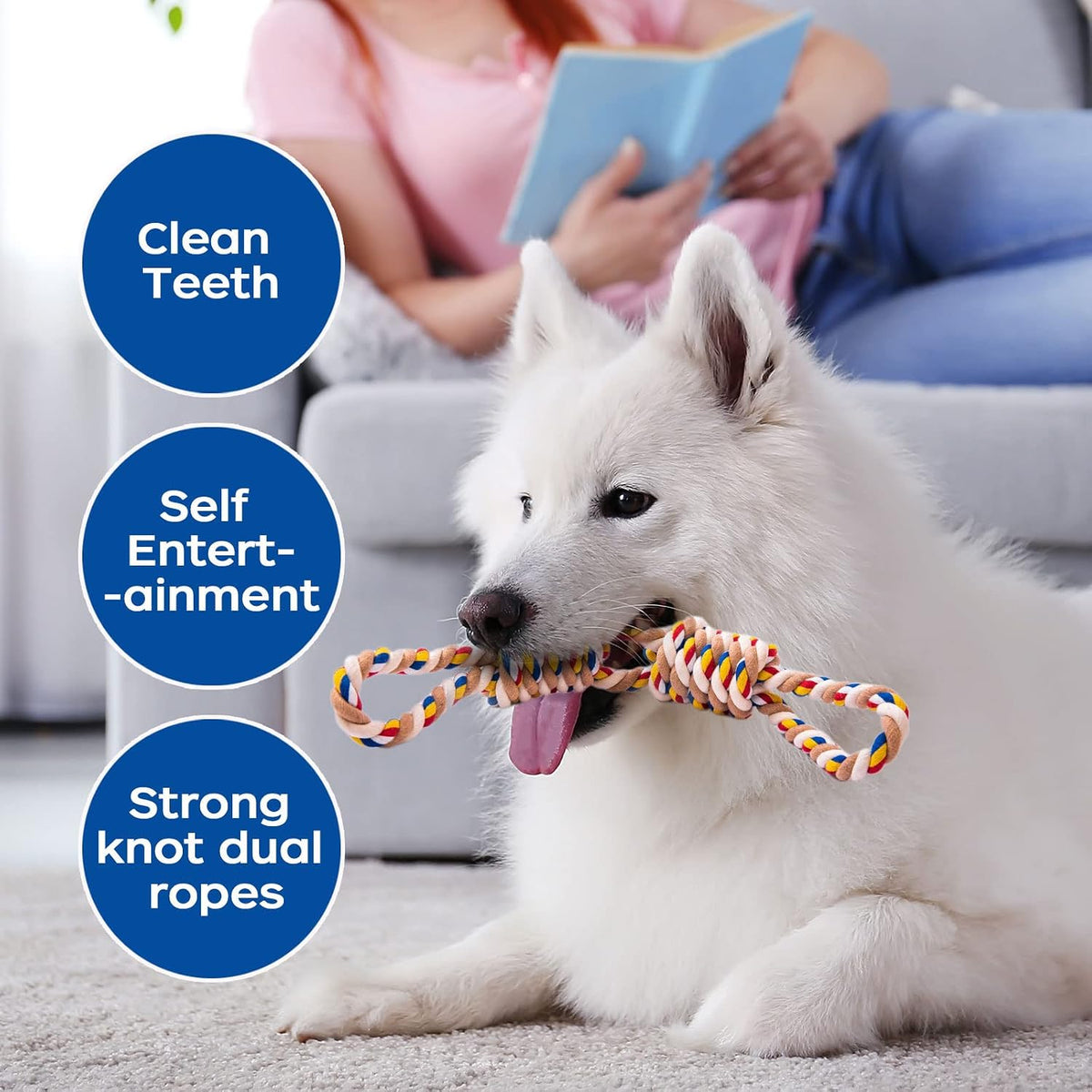 Aggressive Chew Rope Toys for Medium Large Dogs - image 3