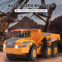 Double E Volvo 1:16 Scale Remote Control Excavator - Yellow - image 2