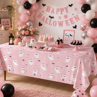 LINHAXM 3 Pack Brown Wood Grain Tablecloths - Halloween - image 4