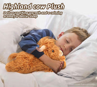 Capybara Stuffed Animals, Microwavable Stuffed Animal Adorable Fluffy Capybara Plush for Warmth - 2 pcs Highland Cow - image 2