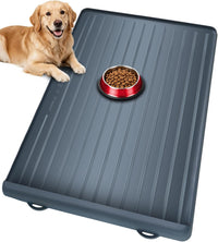 Dog Mat for Food and Water - Dark Grey / 39.4"L x 27"W