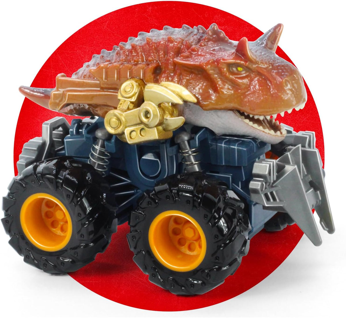 Oriate Friction Powered Dinosaur ATV Toy Cars for Children - Carnotaurus 4