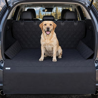 Bulldogology SUV Cargo Liner for Dogs 55"x106" Heavy Duty Pet Trunk - Standard Black / Large
