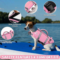 EMUST Dog Life Jacket, Waterproof, Breathable - Medium / Sakura Pink - image 2