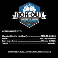 NOK OUT Odor Remover, Pet Deodorizer and Cleaning Spray, Made in the USA, 32 Fluid Ounce Spray, 2-Pack