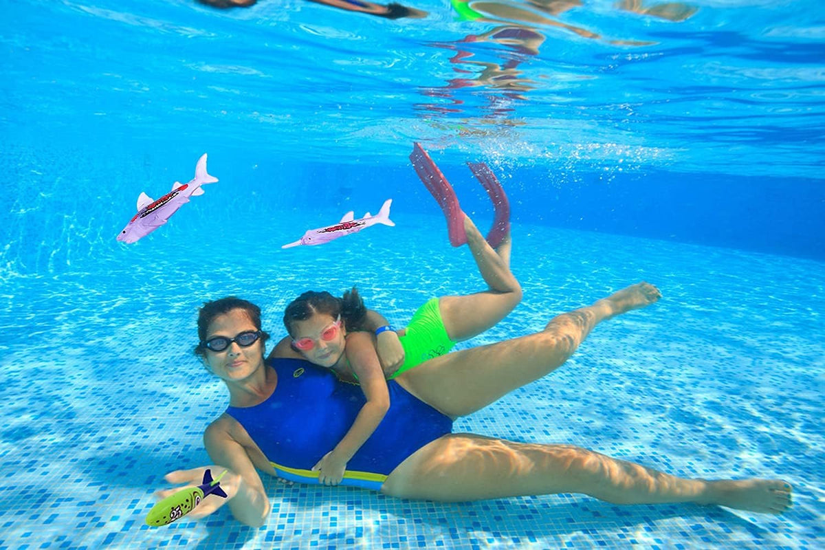 Diving Pool Toy Underwater Swimming Throwing Diving Torpedo Shark - Shark4 - image 3